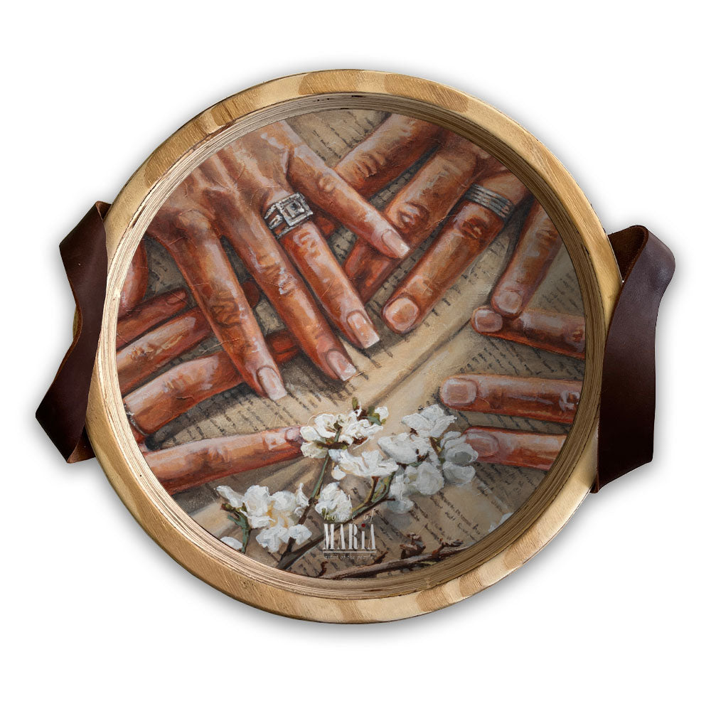 Fellowship | Round Serving Tray