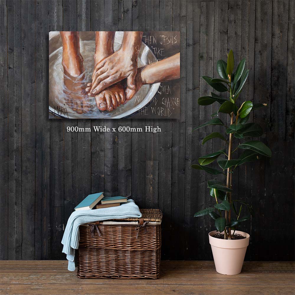 Washing Feet | Canvas Prints