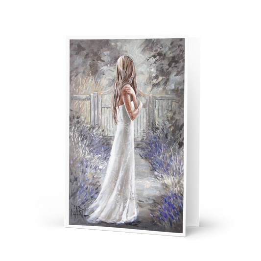 At the gate | Greeting Card