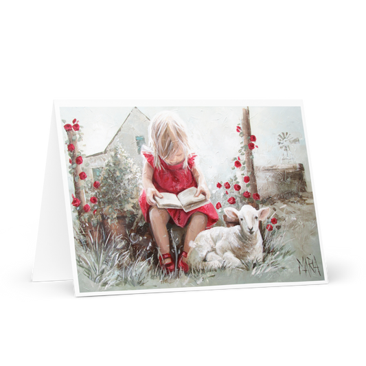 Once upon a lamb | Greeting Card