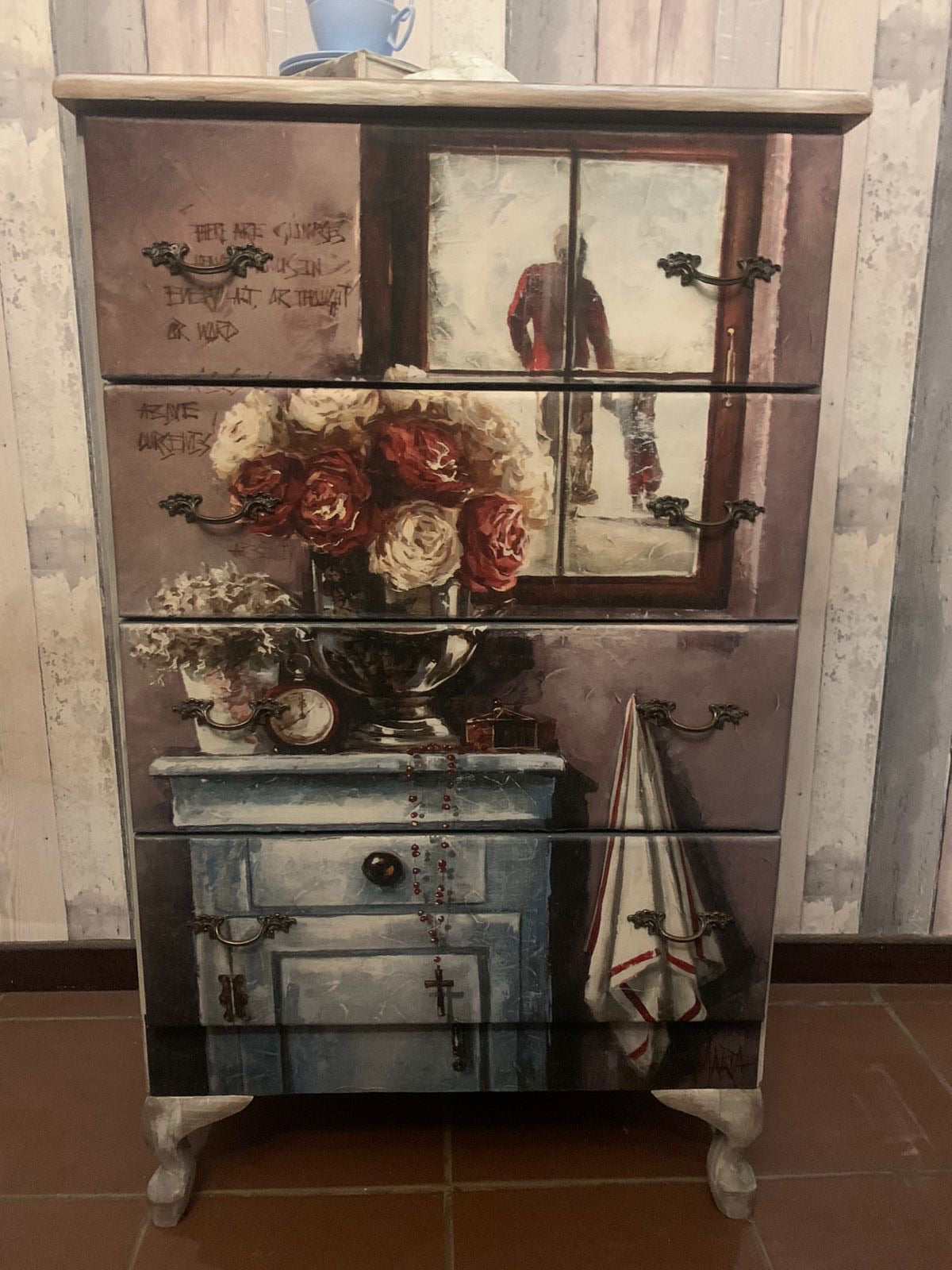 Glimpses | Decoupage Print