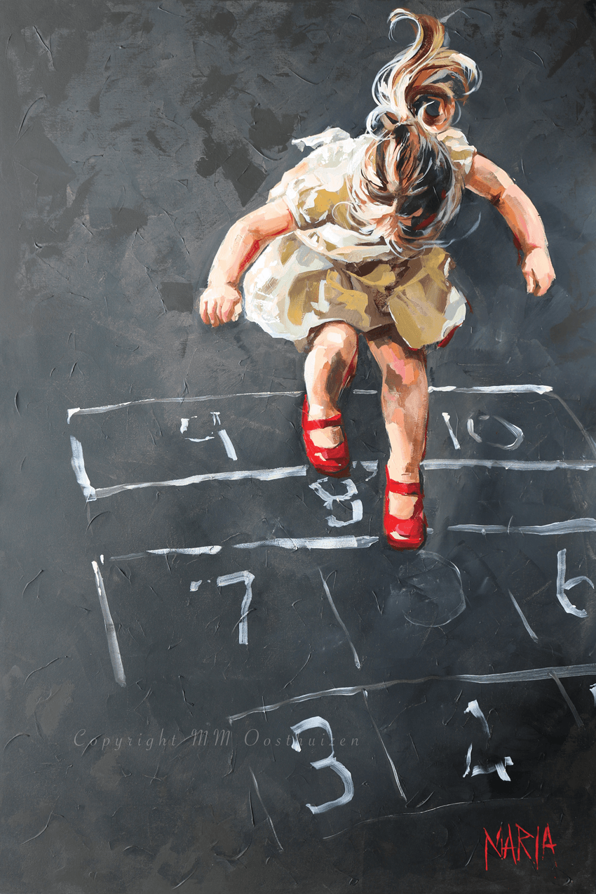 Hopscotch | A3 Paper Print