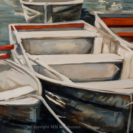 Rowboats | A3 Paper Print