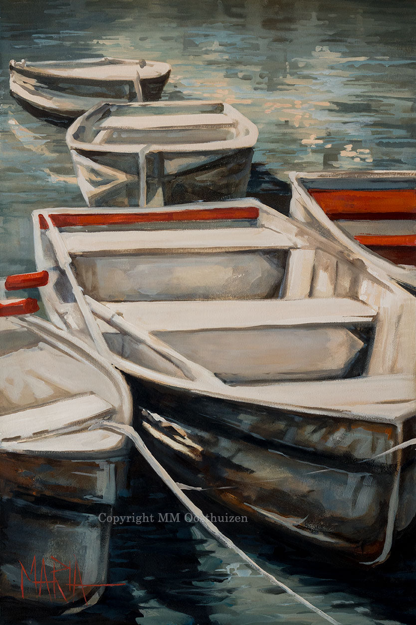 Rowboats | A3 Paper Print