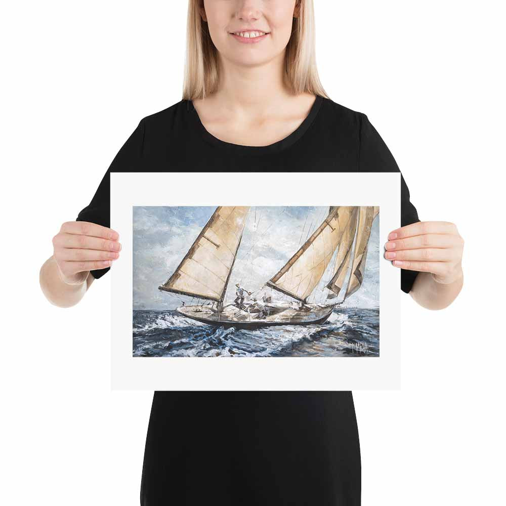 Sailing Forward | A3 Paper Print