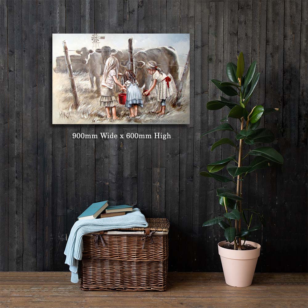 Beeste en kinders | Canvas Prints