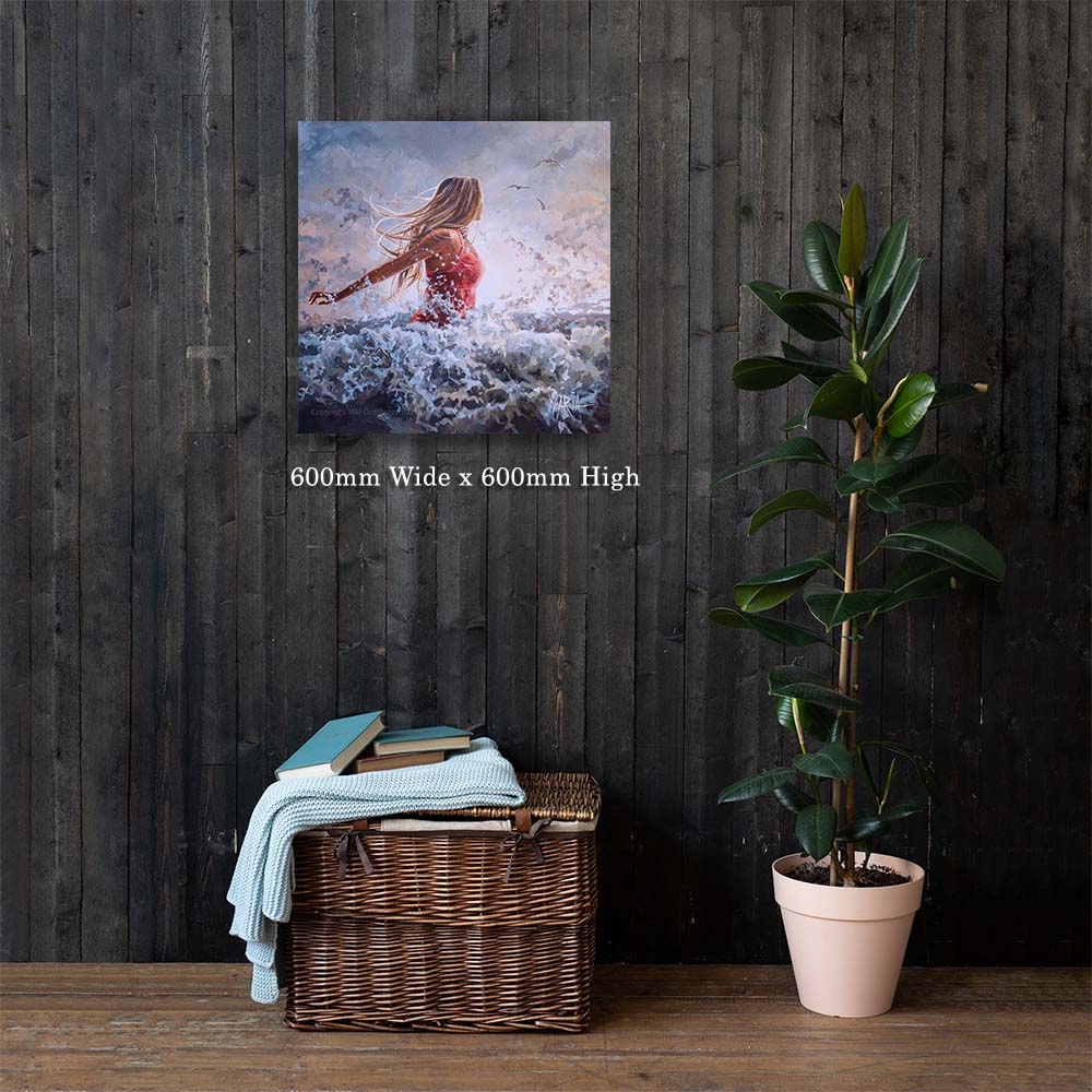 When I see a flood You see a Promise | Canvas Prints