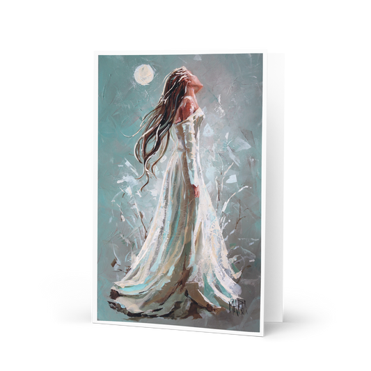 Moon dance | Greeting Card