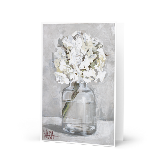 White | Greeting Card