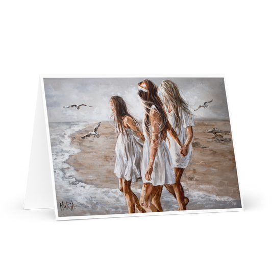 Contented sisterhood | Greeting Card