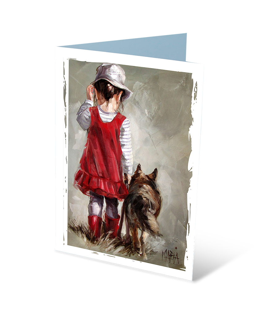 Kom Wagter | Small greeting card