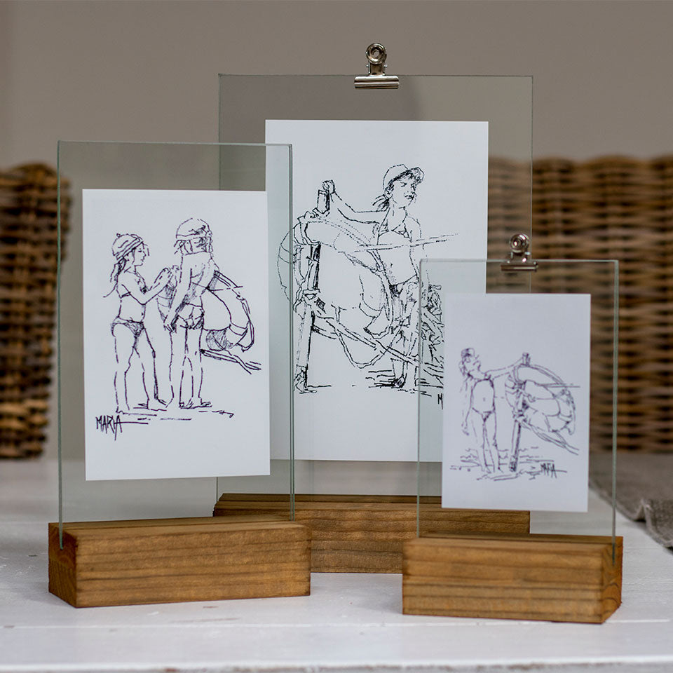 Sailer Girls Sketch Print set